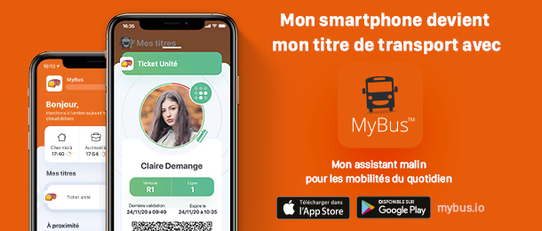 MYBUS : Votre smartphone devient votre titre de transport !